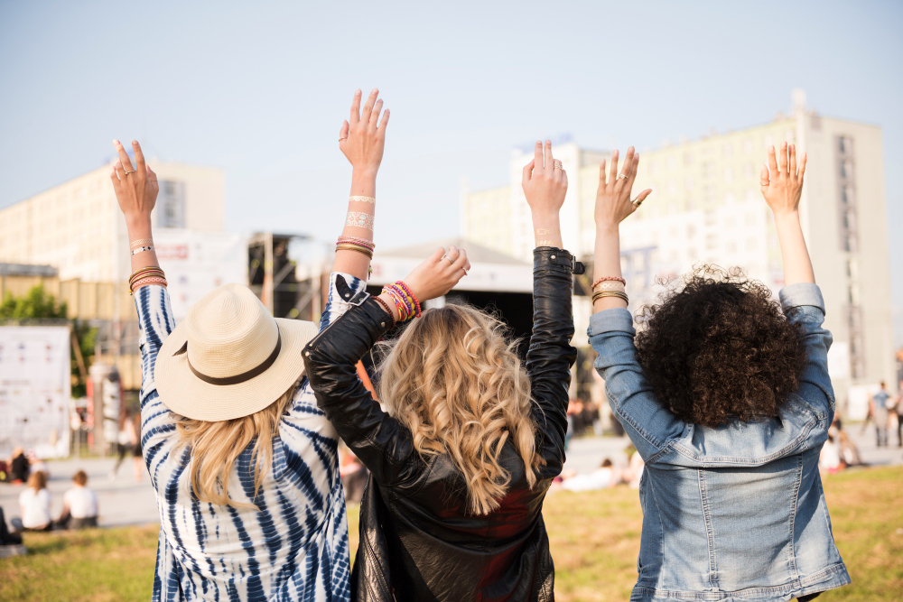 festival de música en una zona sin cobertura