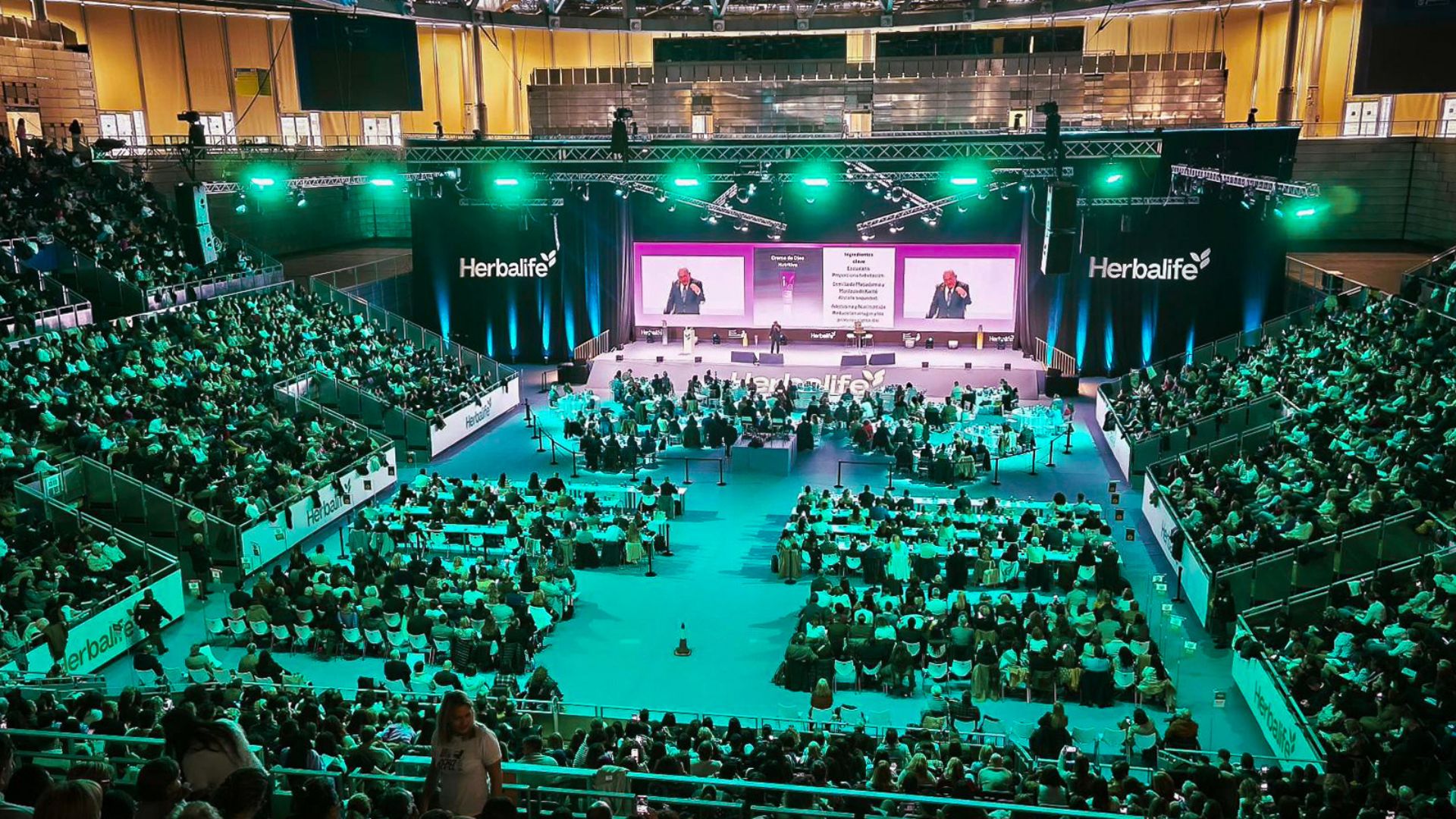 Conexión para el Congreso Anual Herbalife en Madrid Arena