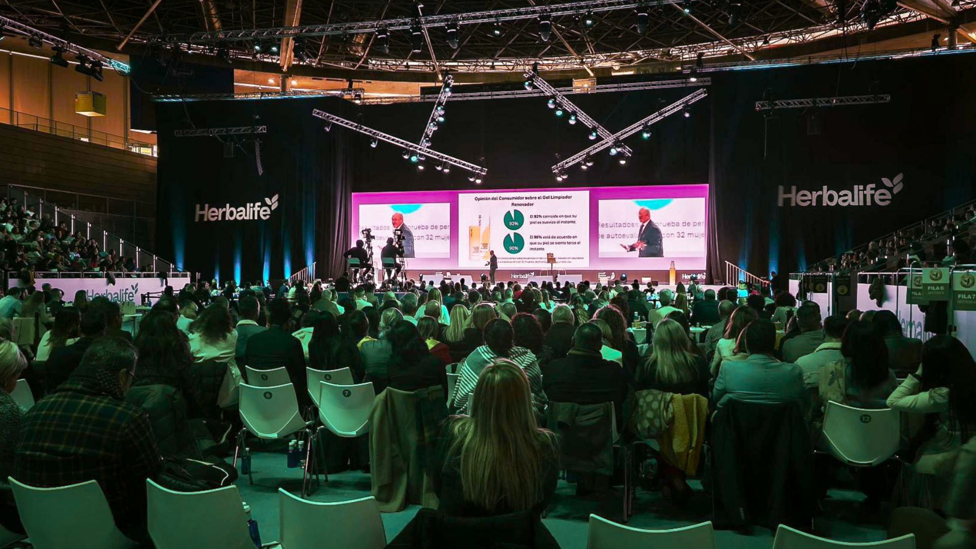 Conexión para el Congreso Anual Herbalife en Madrid Arena